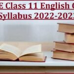 CBSE Sample Papers Class 11 English Core 2022-23